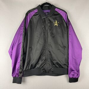 Jeffree Star Blood Lust Bomber Jacket Mens XXL 2XL Full Zip Satin Embroidery